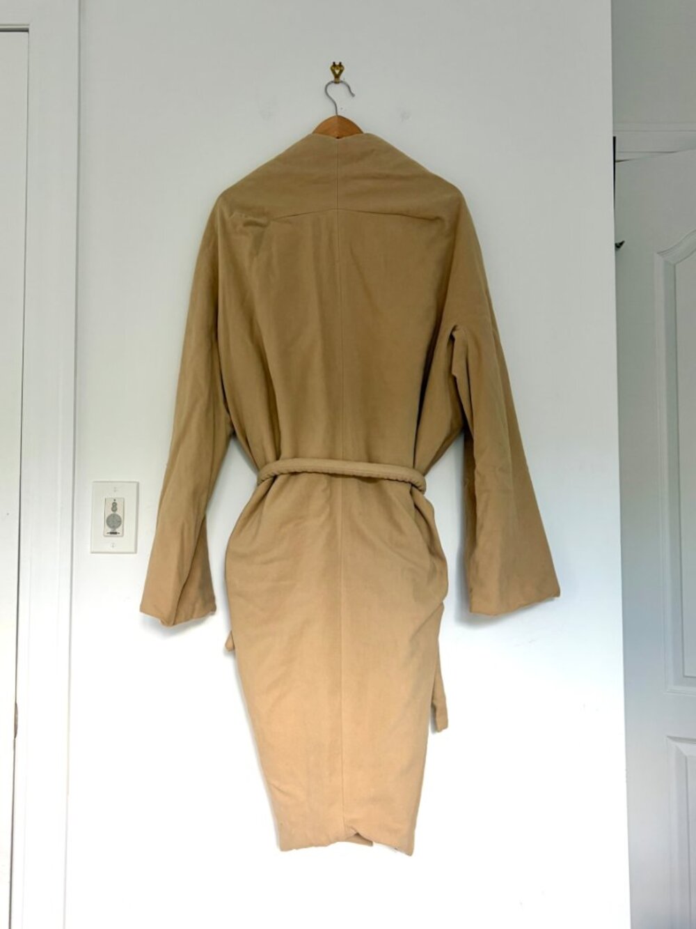 Vintage 90s Angelo Figus Padded Cotton Coat Womens 38 - Picture 12 of 16